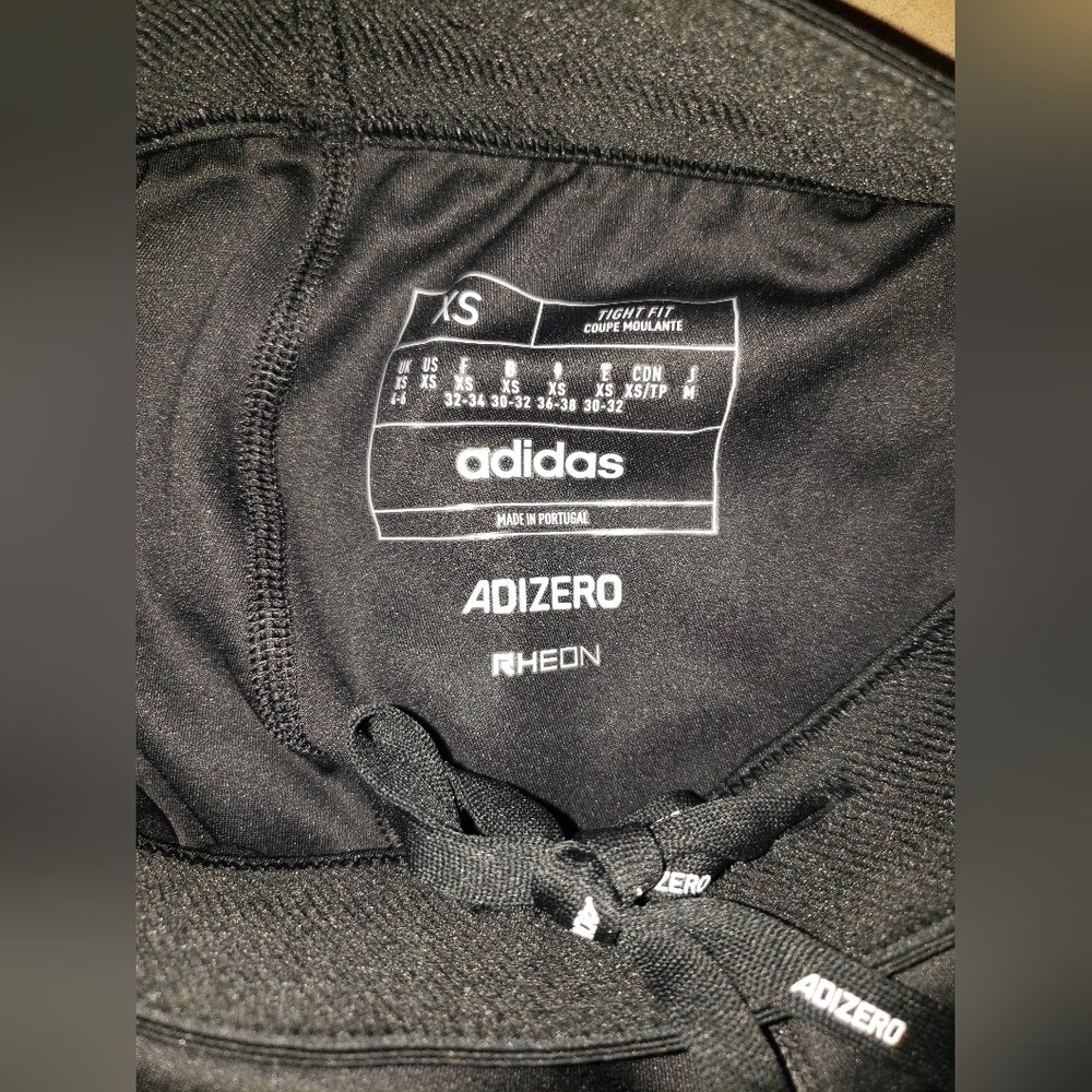 Adidas Adizero biker Black shorts XS - Picture 4 of 14